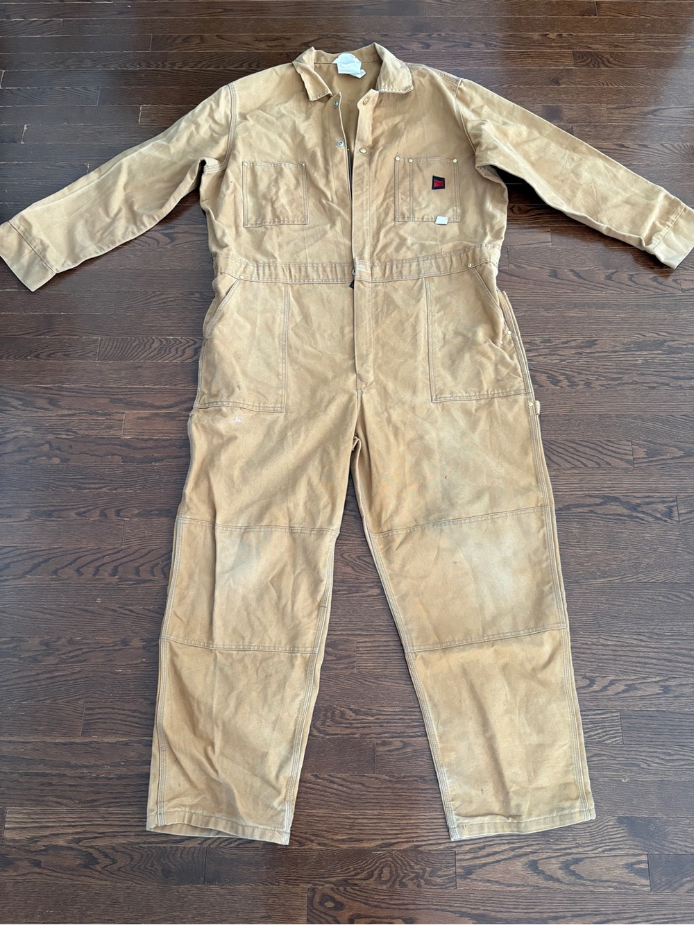 2X (vtg 3X) Vintage Tough Duck Canvas Workwear Coveralls Boiler Suit